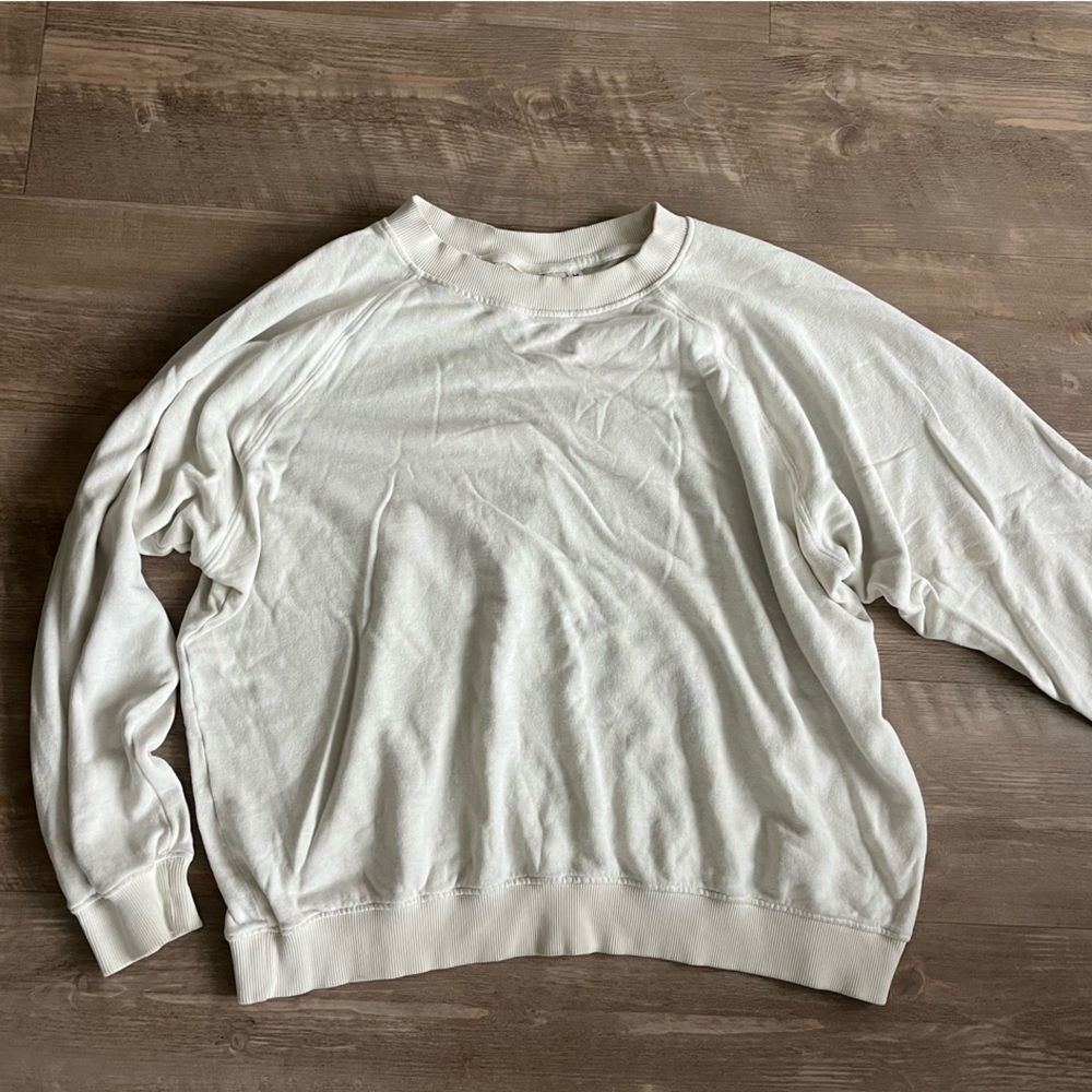 Cozy White Long Sleeve Top